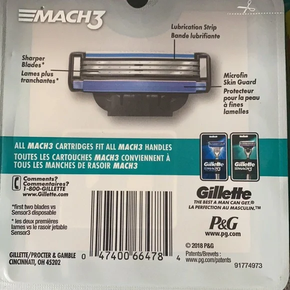 COPY - Gillette mach3 all 4 for $25 - Picture 2 of 2